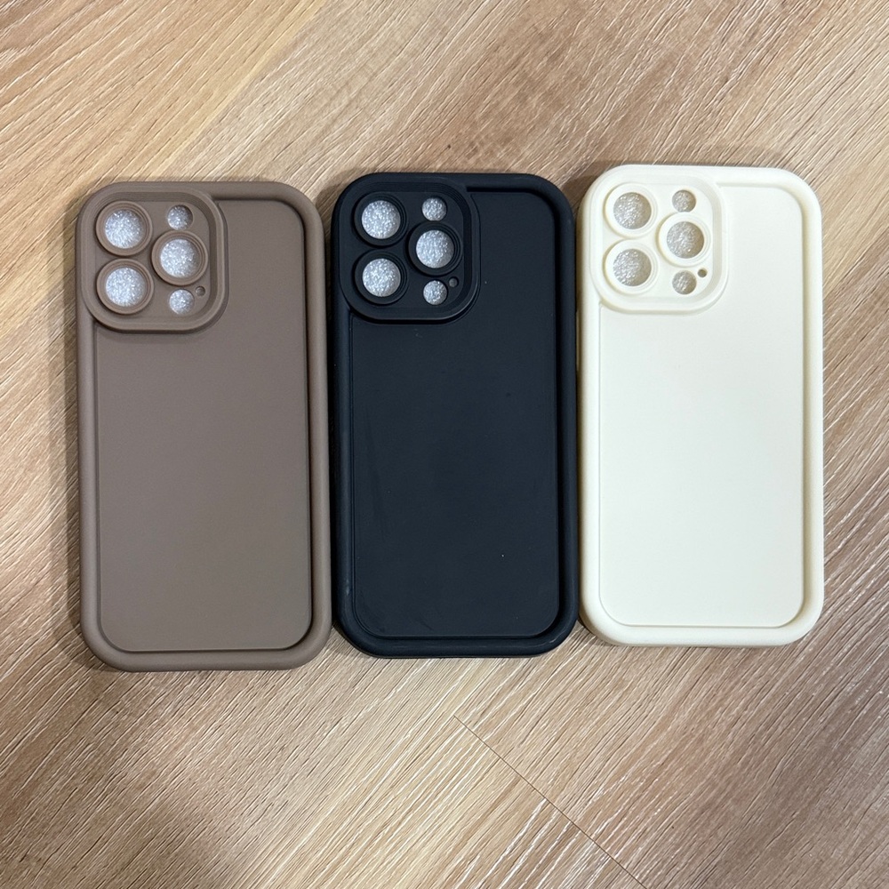 iPhone 13 Pr Case Bundle - Black, Brown, and Cream